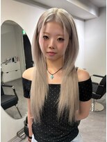 ワンズオゼ 渋谷(ONE's oze)&nbsp;グレージュカラー/ケアブリーチ