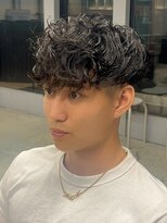 エルマーク 本山(L-MARK)&nbsp;メンズパーマ/ツイストスパイラル/サーフカール/men's/眉毛