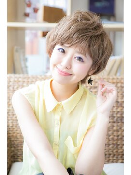 ヘアーケー(hair K) コンパクトショート 小顔マーメイドアッシュ