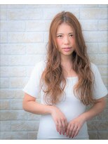 ソア 武蔵小杉(SOAR) トリートメントボルドーベージュカラーのワンレンセンターパート