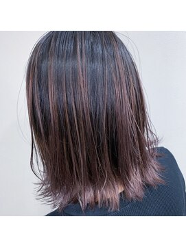 テクライズ 豊橋店(TECHRISE) ピンクモーブ×バレイヤージュ