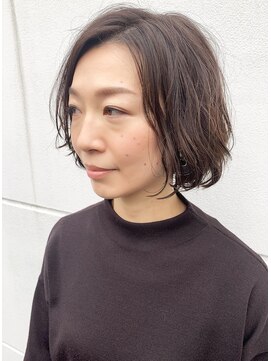 モリオ フロム ロンドン サッポロファクトリー店(morio FROM LONDON) 【morio札幌】ふんわり大人かわいいボブ毛先パーマ