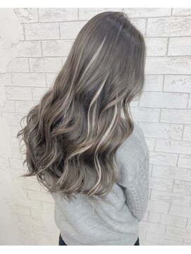 プライズ 錦糸町北口店(prize) シールエクステでハイライトカラーロングヘア【錦糸町北口】