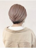 【Blue】#ホワイトピンク#ケアブリーチ#ハンサムショート