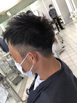 ヘッズ 本八幡店(HEADS) メンズショート　マッシュ　センターパート　メンズパーマ