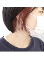 デコヘアーフラッペ(DECO HAIR frappe)&nbsp;冬カラー　インナーカラー　レッドカッパー