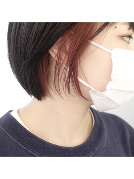 デコヘアーフラッペ(DECO HAIR frappe) 冬カラー インナーカラー レッドカッパー