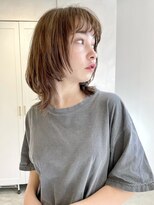 マッシュウルフ/マッシュレイヤー/くびれヘア/ウルフカット