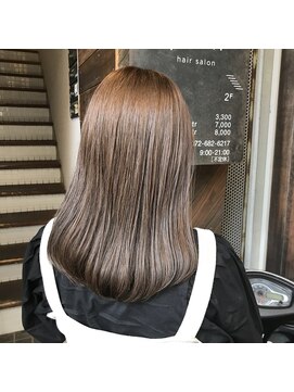 プラン(plan) 艶グレージュカラー