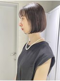 切りっぱなしボブ