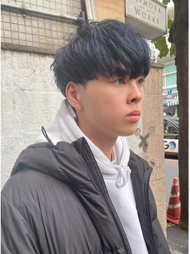 ミモザワークス(Mimosa Works) ネイビーのダウンマッシュ