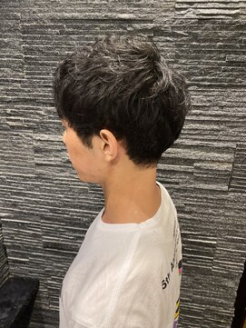 プレミアムバーバー 原宿店(PREMIUM BARBER produce by HIRO GINZA) ショート×クセ毛×黒髪