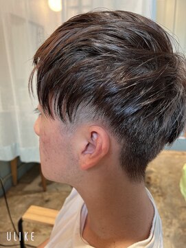 ルースヘアー(luz hair) アッシュブラウンカラーツーブロ