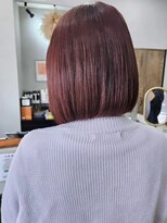 シャムオーツー 国分寺(CHAM:O2)&nbsp;ストレート/カシスピンク/ボブ/透明感カラー/イルミナカラー