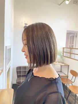 ヘアー ミュゼ 大西店(HAIR Musee) 透明感ハイライト/オリーブグレージュ