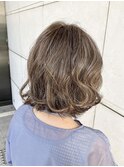 ハイライトで魅せる白髪ぼかしカラー 30代/40代/50代