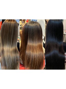 素髪のような艶に感動…♪一人ひとりの髪質に合わせベストなトリートメント提案が◎繰り返す度美髪へ！