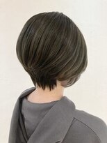 アロマ 仙台店(AROMA)&nbsp;マッドアッシュ×小顔カット×ショートボブ