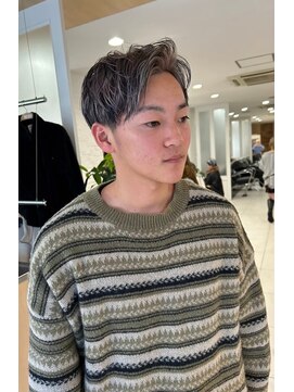 ヴァンメン 大曽根(VAN MEN) ニュアンスデザイン/シルバーカラー/ローライト