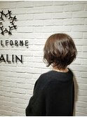 エドル　透け感アッシュ