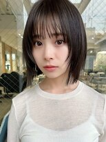 似合わせ小顔レイヤーボブウルフ_銀座/髪質改善