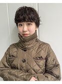 マッシュショートパーマ