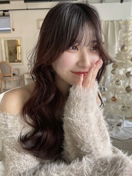 ミミバイカシュカシュ(mimi by cache cache) 前髪カットサイドバングワイドバングフルバング前髪おくれ毛