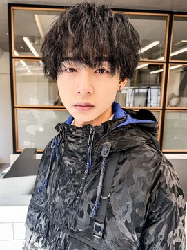 ソア 渋谷(soar) "縦落ちツイストスパイラルパーマメンズパーマ波巻きツイスパ "