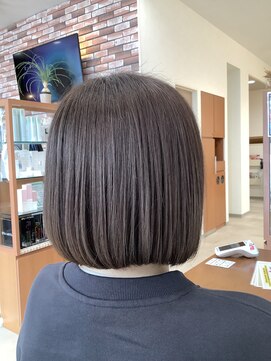 アメイジングヘアー 千歳店(AMAZING HAIR) グレージュボブ
