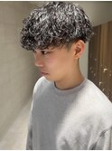刈り上げマッシュ波巻きスパイラル 名古屋駅/名駅/メンズ