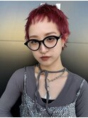 xブリーチ/イメチェン/ホワイトブロンド/外ハネボブ/美髪/