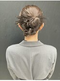 【カチモリヘアアレンジ】ヘアセット/渋谷/韓国風巻き/黒染め/眉