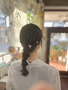 ヘアーサロン イツコプラス(HAIR SALON ITUKO+) 編みおろし/ヘアセット/早朝可能