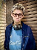 束感ショート/アップバング/ブリーチ/ハイトーン/ツイスパ/日吉
