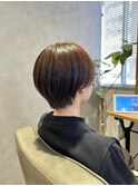 ショートボブ/マッシュ