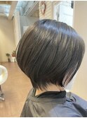 暗髪グレージュショート☆☆
