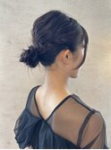 ヘアセット/アレンジ/アップスタイル/結婚式/2次会/福岡/天神