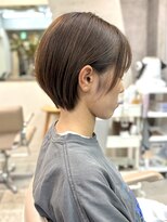 ミィ 浦和(mee) 透明感カラー ボブ 前髪 ショート カラー ブリーチ&ダブルカラー