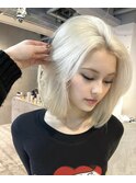 ハイブリーチブロンドアッシュ
