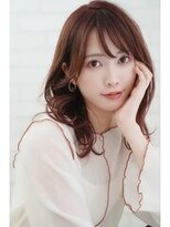 わとわ西鉄五条店 ★こなれミディイメチェン前髪ウェーブパーマくびれヘア美髪