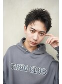 メンズスパイキーショートメンズパーマ