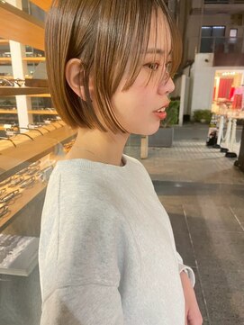 ガリカ 大名(Gallica) おさまりのよいショートボブにシースルーバング