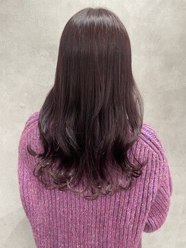 ルノン(LUNON) 黒髪クラゲヘアーオリーブグレー小顔ココアベージュ