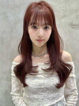 ロンドネートゥル 新潟(Lond naitre) 新潟/髪質改善/ミディアムレイヤーカット/小顔/顔まわり