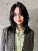 ツイ 新潟駅南けやき通り(tui)&nbsp;ミディアムレイヤー/顔まわりレイヤー/地毛風カラー/暗めカラー