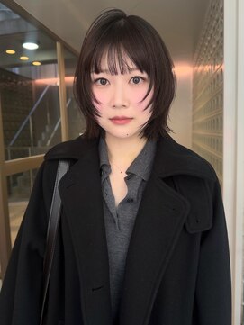 フィルムス 表参道(FILMS) ココアベージュ/黒髪/クラゲヘアー/オリーブグレー/ボブ/表参道