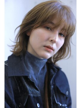 グリコ(grico) 似合わせ毛流れミディアムレイヤー/くせ毛風/顔周り