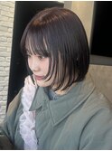 『レイヤーボブ/フェイスレイヤー/ボブ/切りっぱなしボブ』