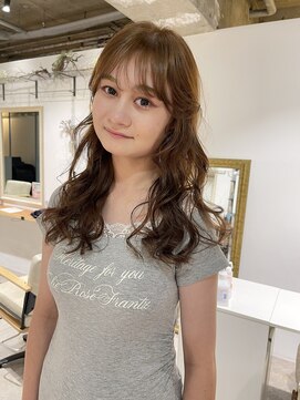 アンフィグ 吉祥寺(anfig) ハニーベージュ 顔周りレイヤー ブリーチなし 【IBU】