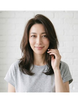 ルアナヘアー 日進米野木店(luana hair) 前髪かき上げレイヤー２